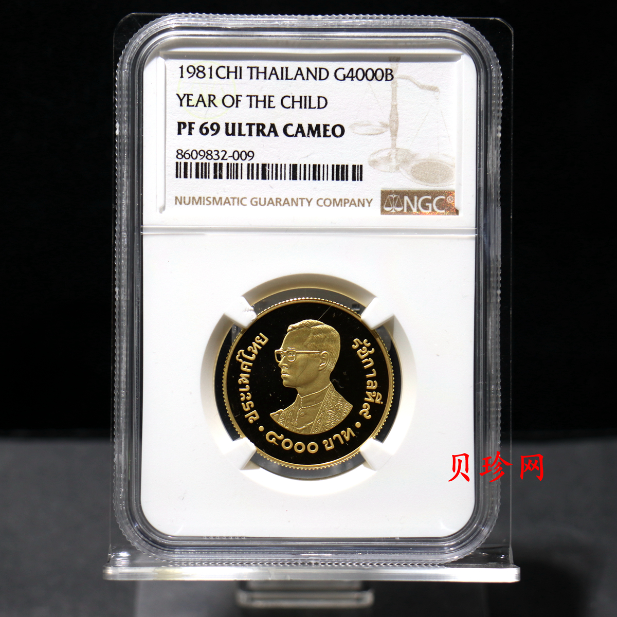 【819090】1981年泰国儿童年17.17克金币